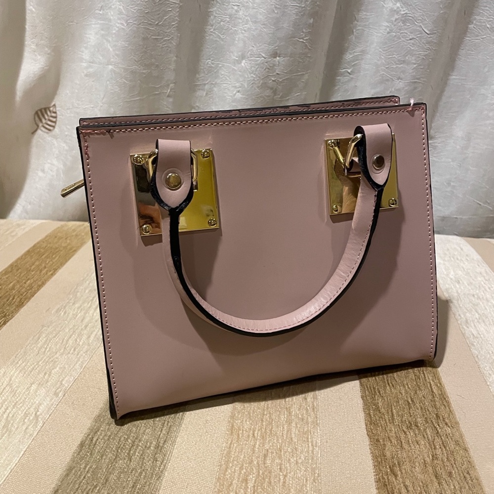 Vera Pelle Dusty Rose Pink Leather Purse